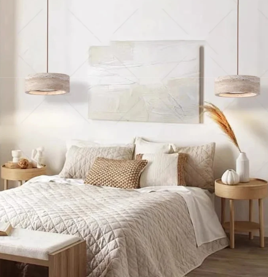 Natural Stone Pendant Lights Bedroom