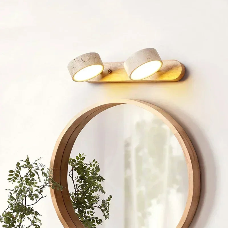 Natural Stone Wall Sconces Vanity Table