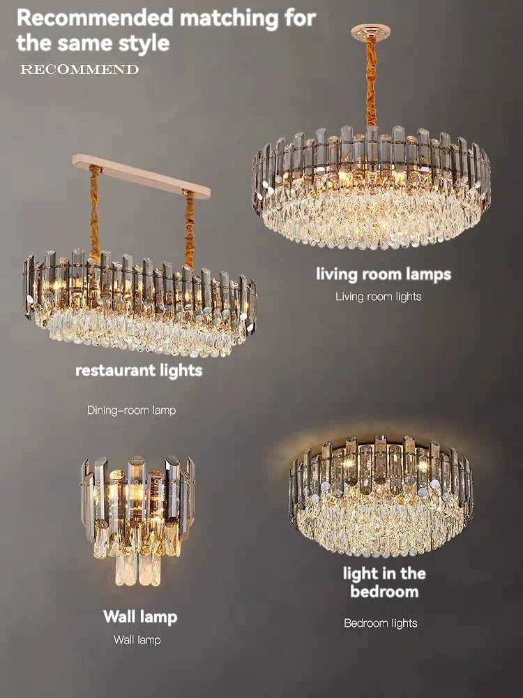 Nordic LED Crystal Chandelier