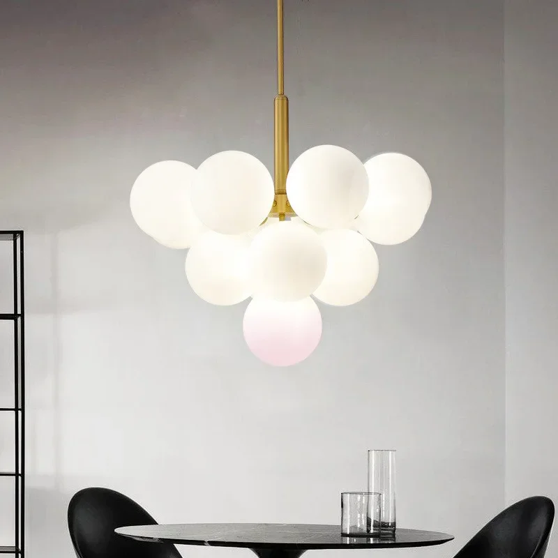 Nordic Luxury Glass Balls Ceiling Light