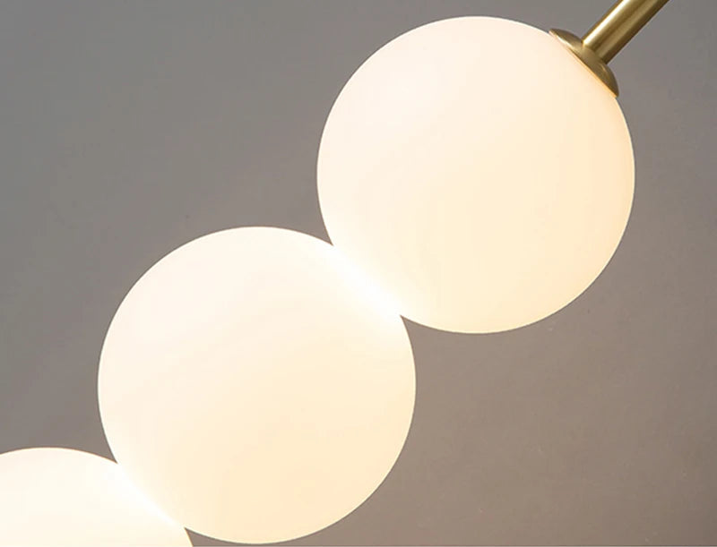 Nordic Gourd LED Wall Lamp – Minimalist Milky White Light