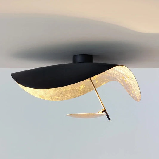 Nordic Black Led Ceiling Lamp