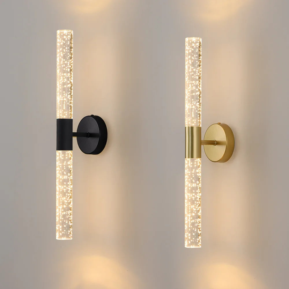 Nordic Crystal Rod Wall Lamp