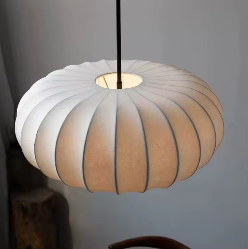 Nordic Design Silk Hanging Ceiling Lights