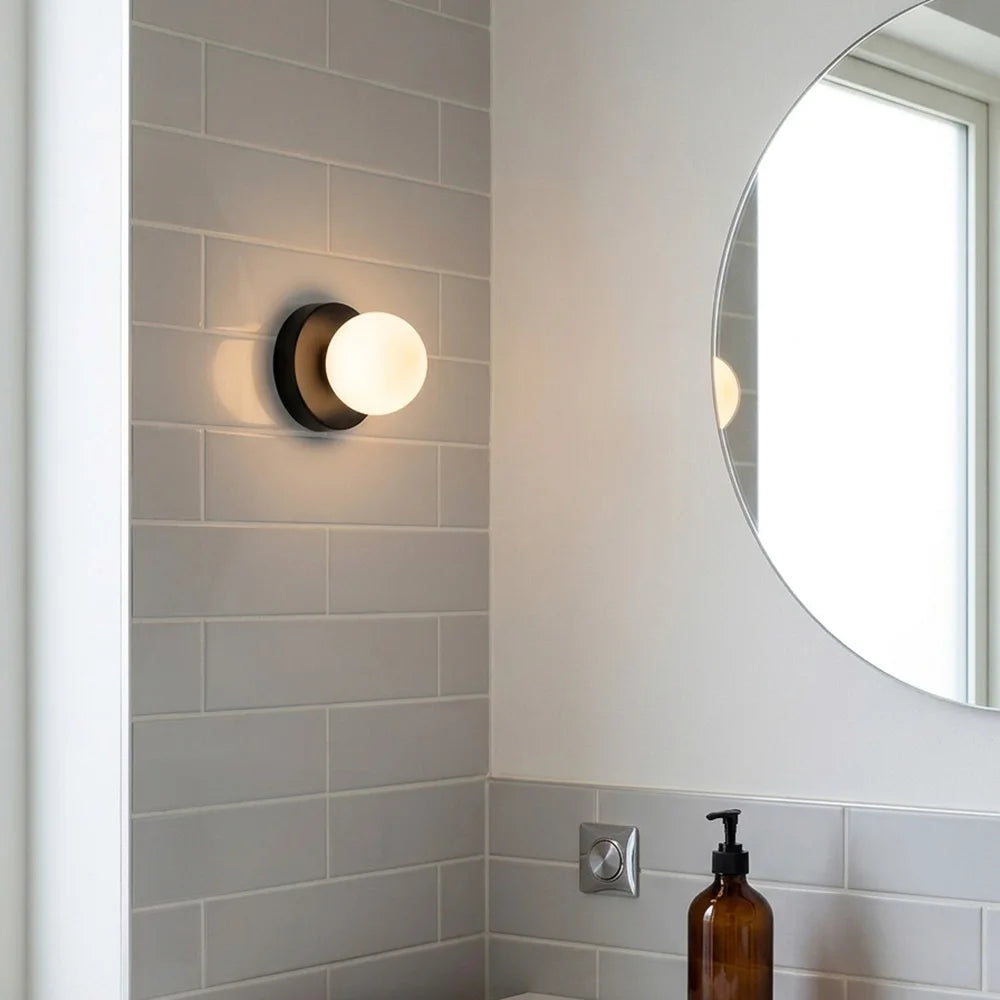 Nordic Globe Wall Sconces Bathroom