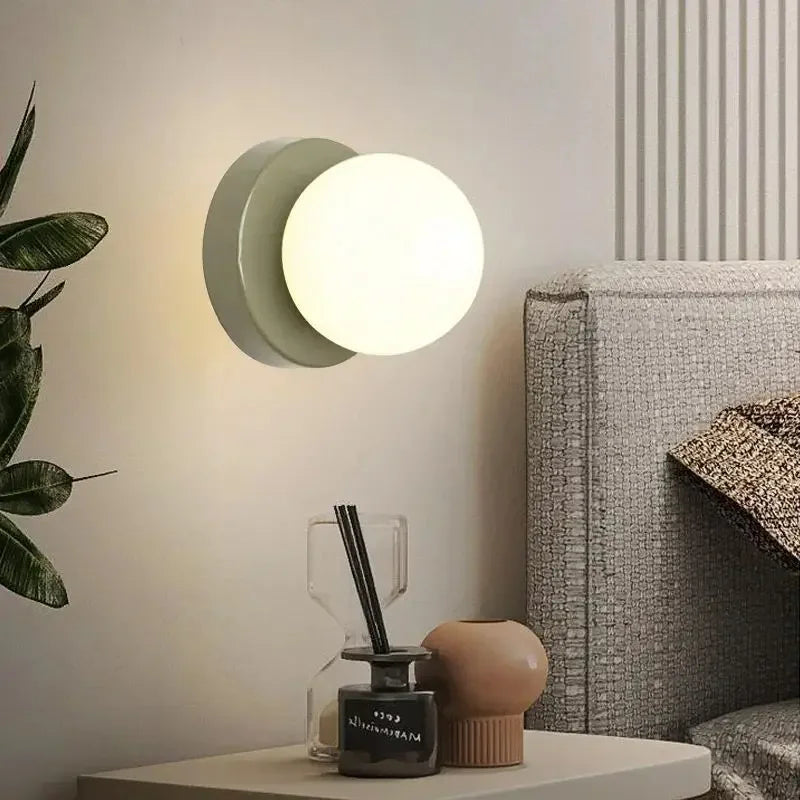 Nordic Globe Wall Sconces Bedroom
