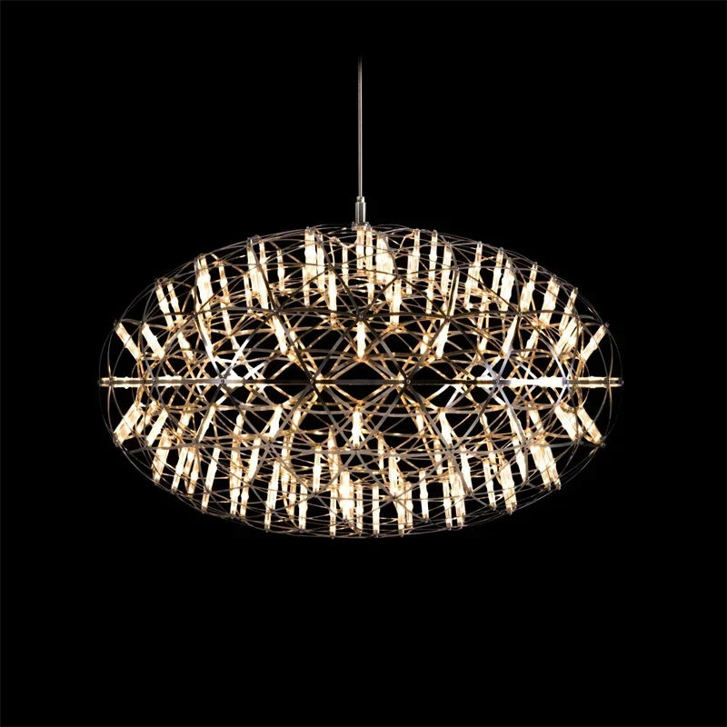 Oval Spark Ball Pendant Lights Chandeliers
