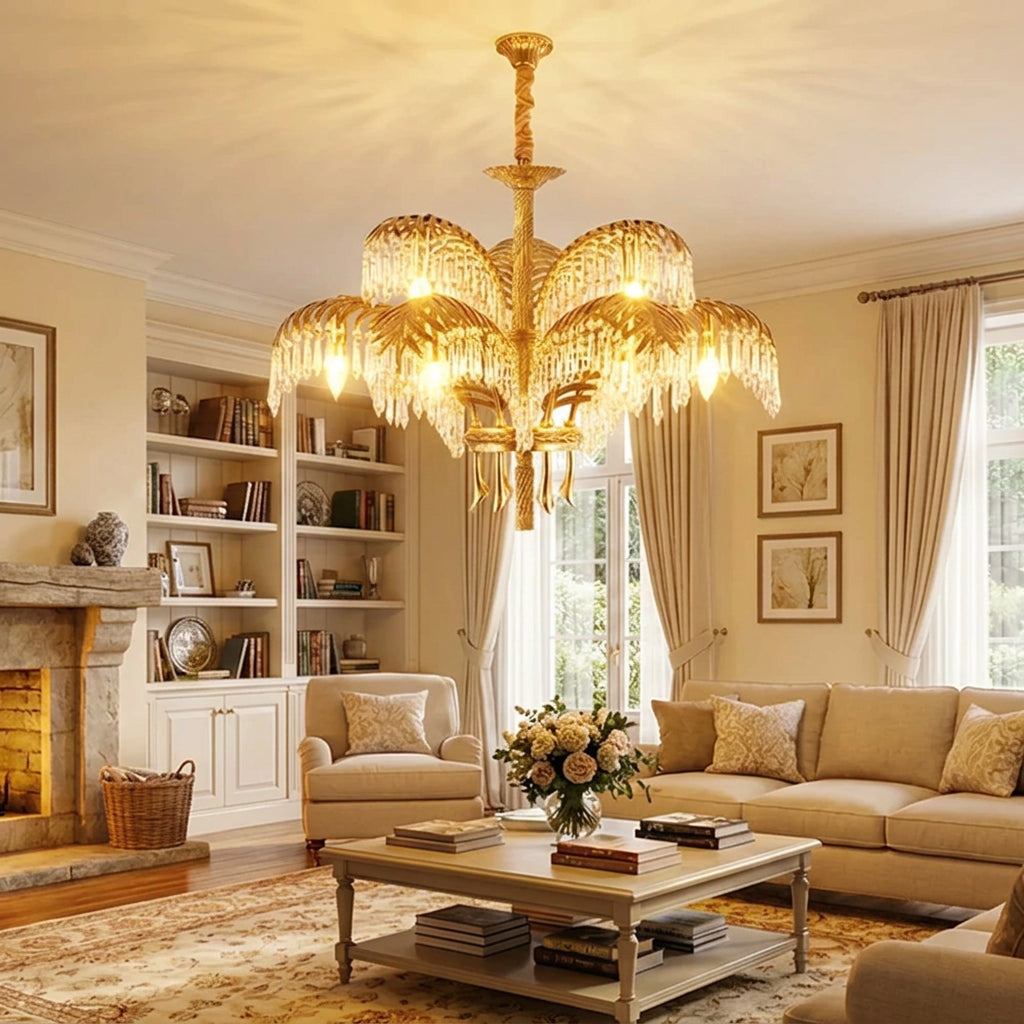 Palm Leaf Chandelier