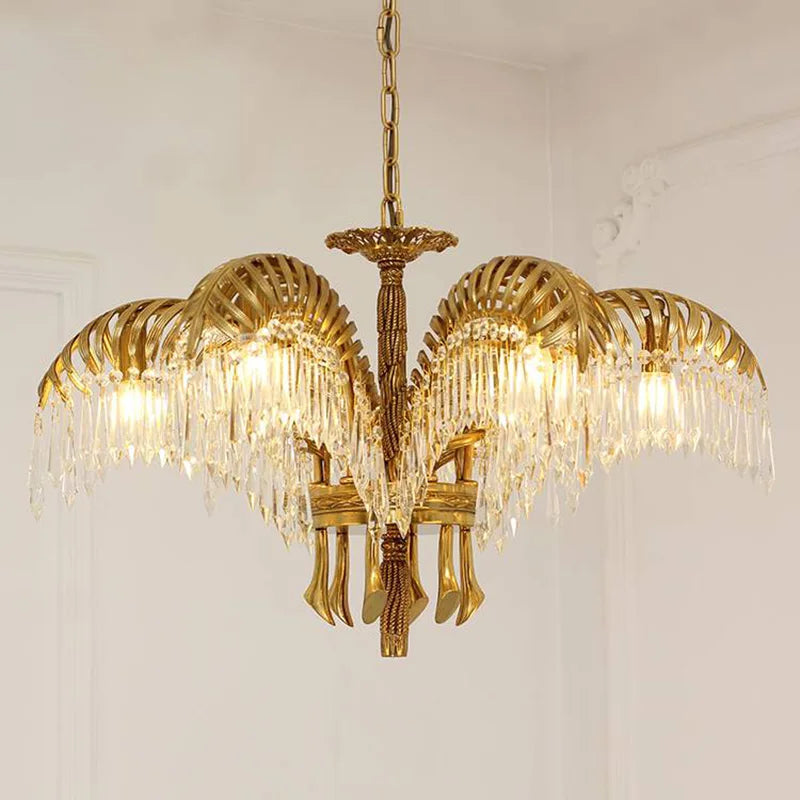 Palm Leaf Chandeliers