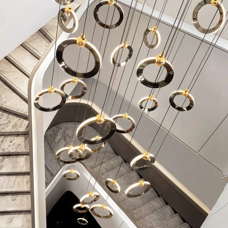 LED Pendant Light Chandelier Stairs