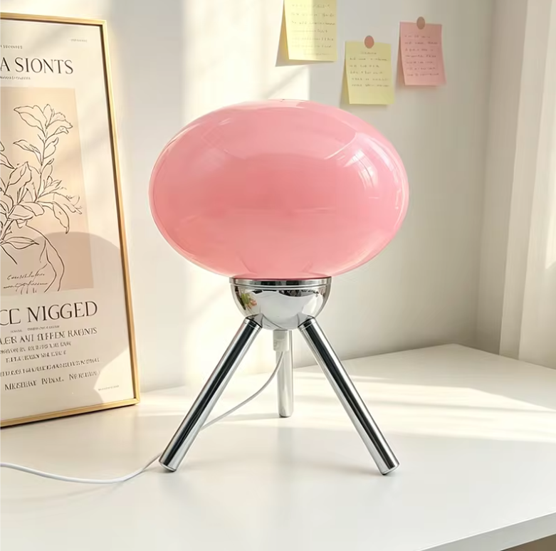 Pink Bauhaus Table Lamp