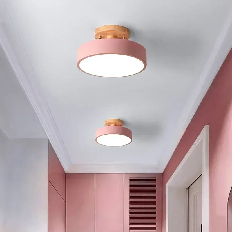Ceiling Light For Hallway Corridor Or Bedroom Pink