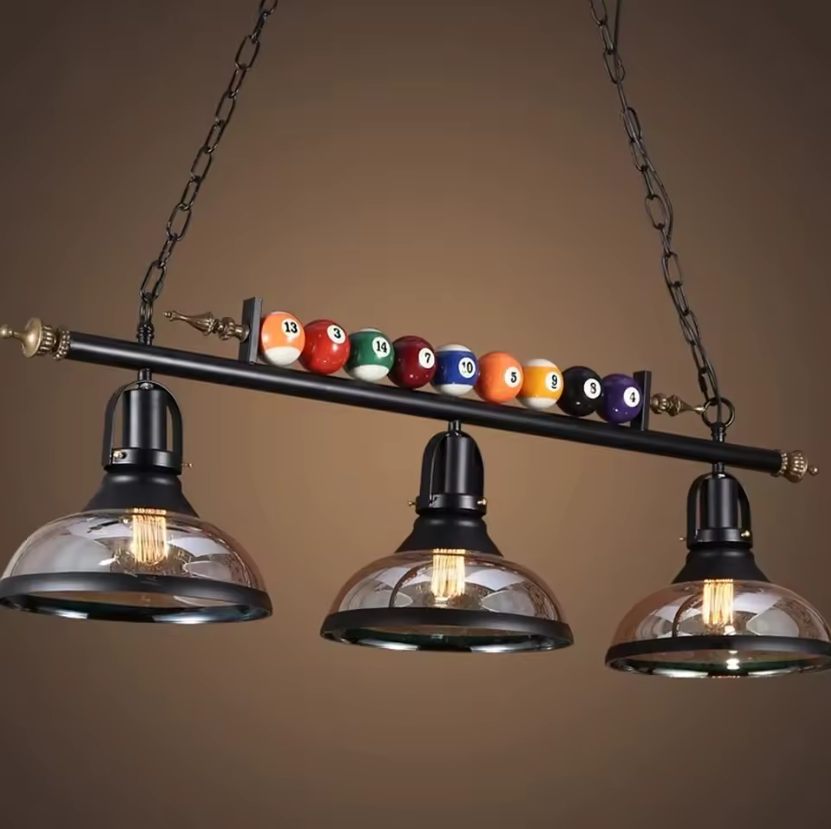 Pool Table Billiard Pendant Light