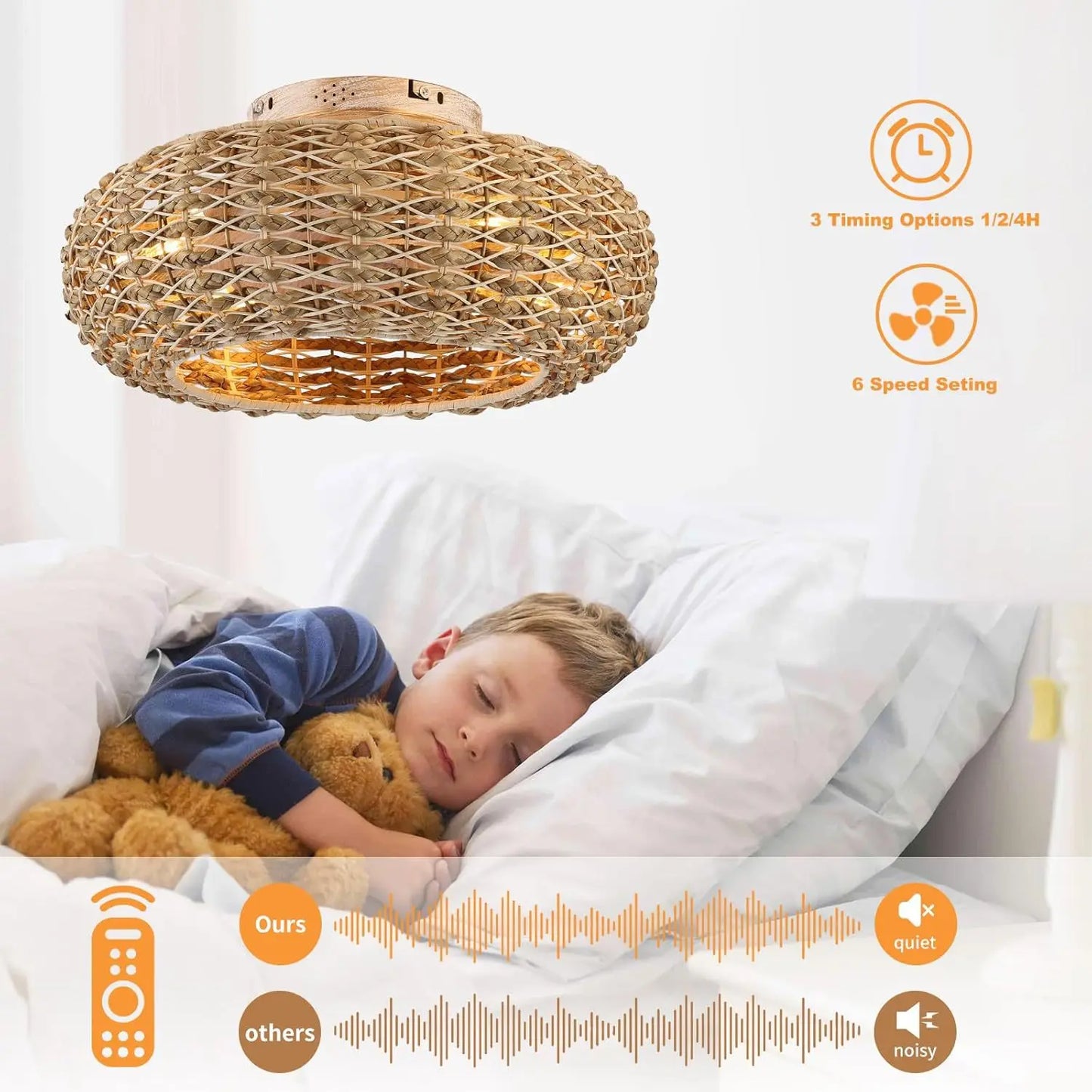 Quiet Ceiling Fan Lamp