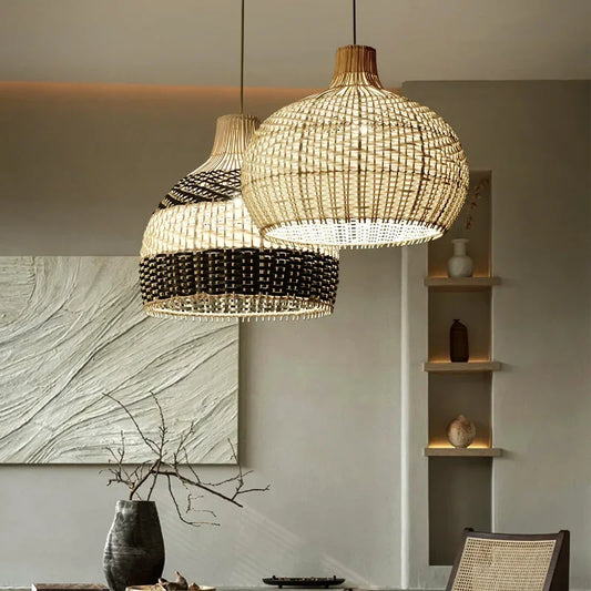 Rattan Ceiling Lamp