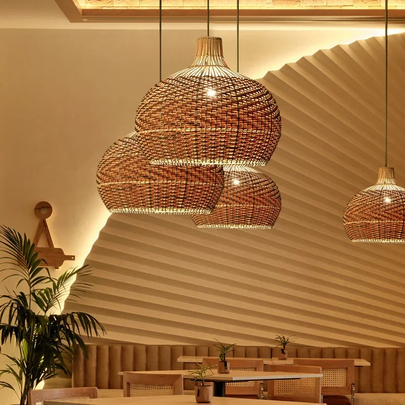 Rattan Ceiling Lamps
