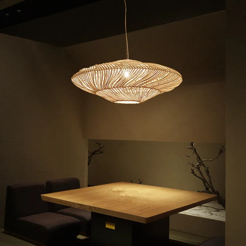 Rattan Lamp For Dining Table