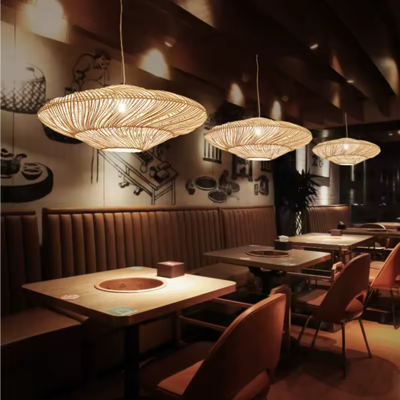Rattan Lamp For Restaurants