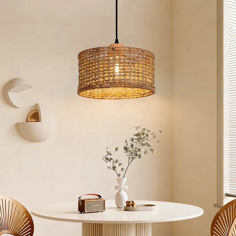 Rattan Pendant Hanging Lamps