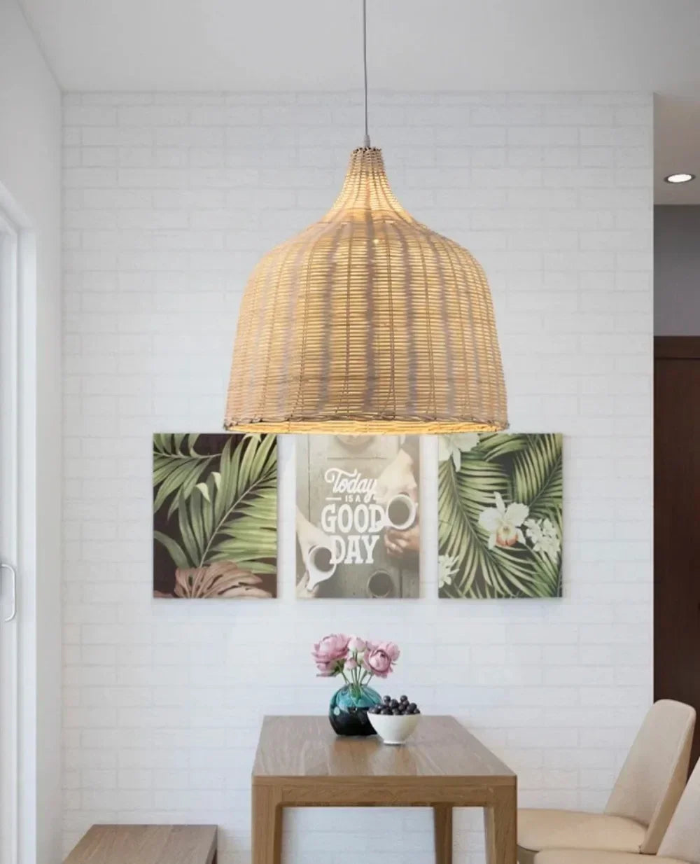 Rattan Pendant Light