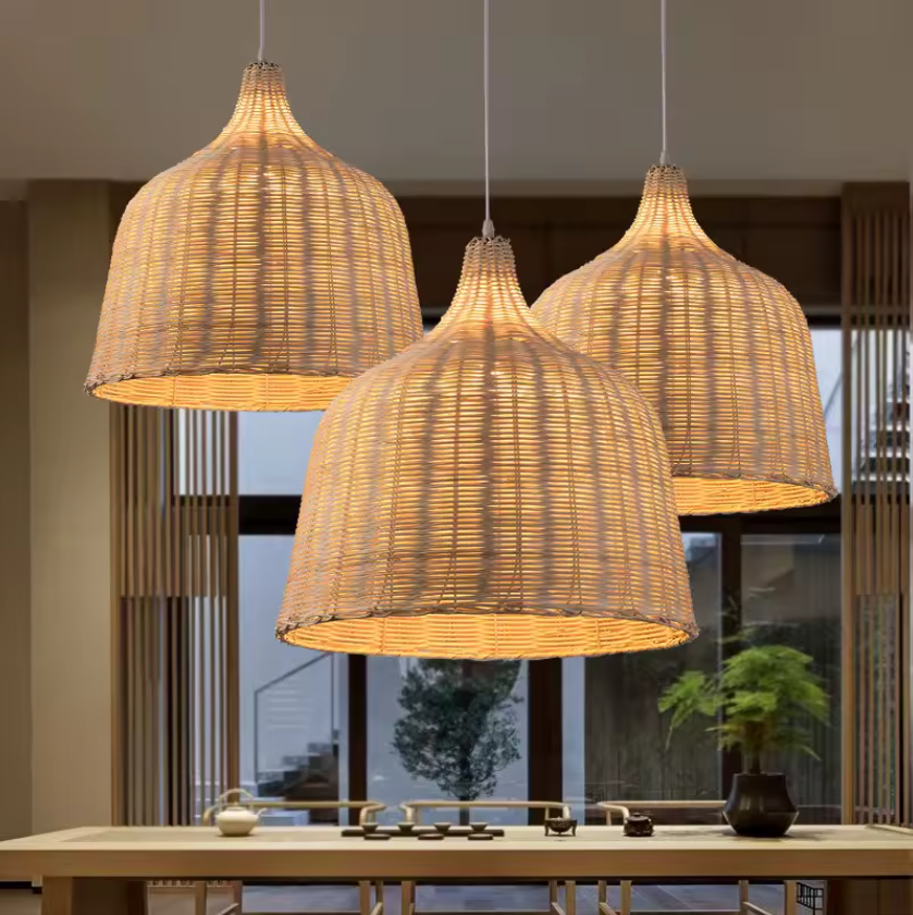 Rattan Pendant Lights For Kitchen