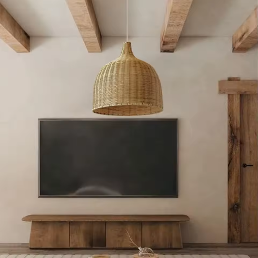 Rattan Pendant Lights For Living Room