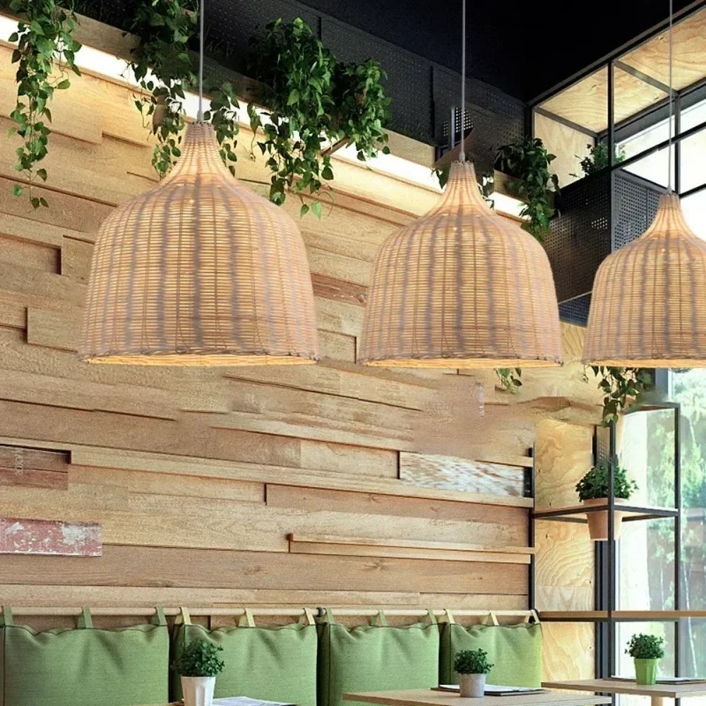  Rattan Pendant Lights For Restaurant