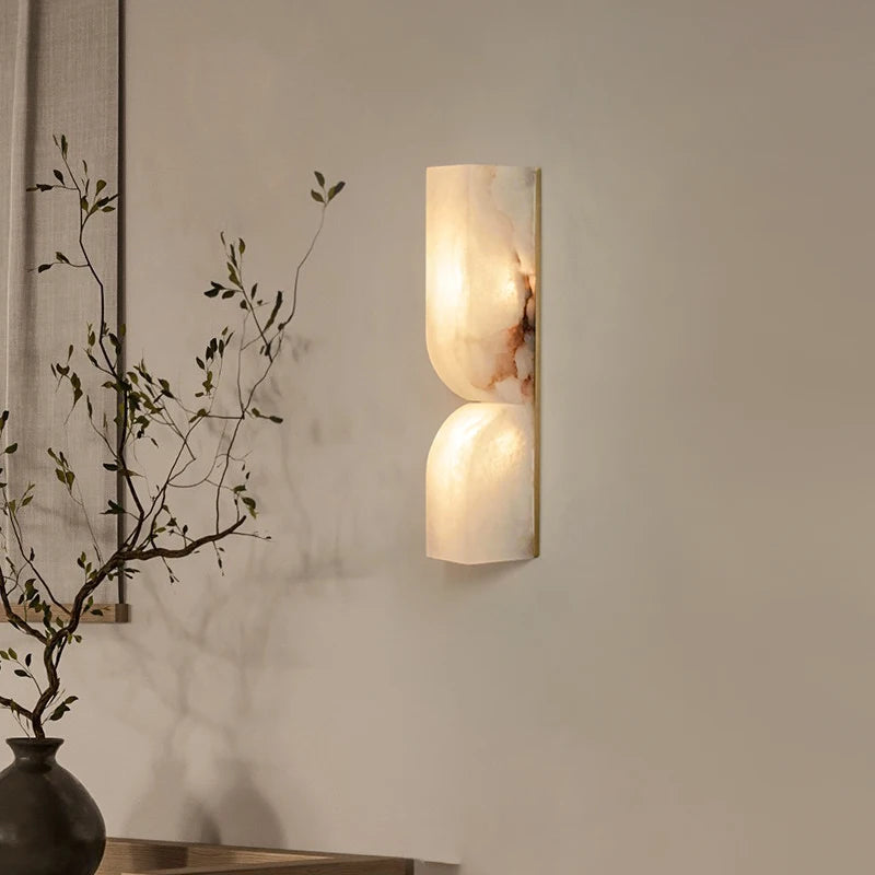 Natural Marble Wall Lights
