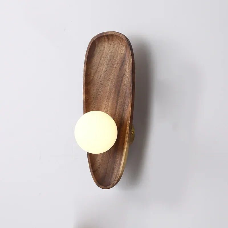 Real Wooden Wall Lights