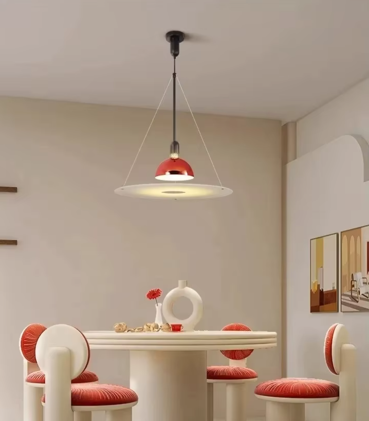 Red Hanging Pendant Ceiling Light For Kitchen Dining Room