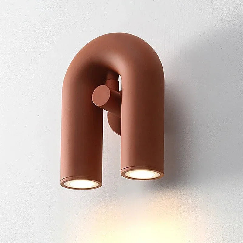 Italian Design Wall Light Red