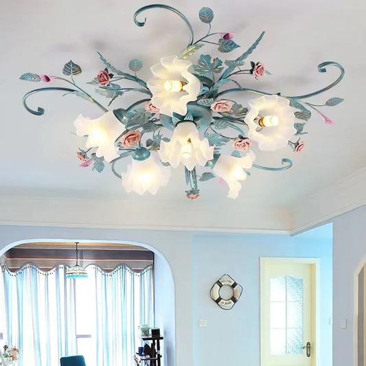 Rose Flower Ceiling Light