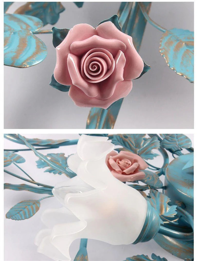 Rose Flower Ceiling Light