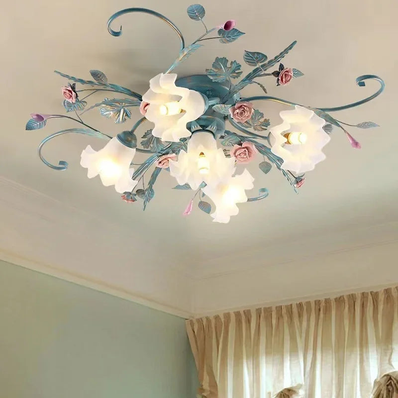 Rose Flower Ceiling Lights