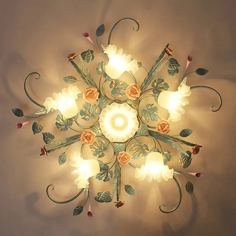 Roses Flower Ceiling Light