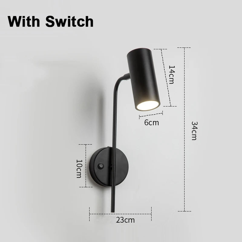 Rotatable LED Wall Lights With Switch