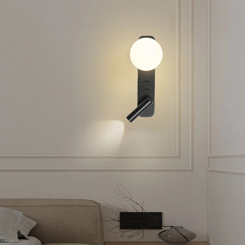 Rotatable Wall Lamp For Bedroom Bedside