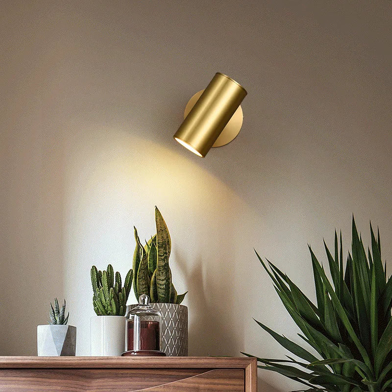 Rotatable Wall Sconce In Gold