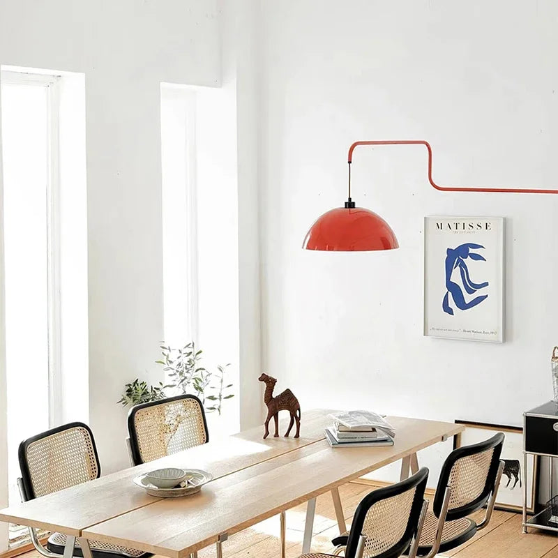 Rotating Wall Lamp With Swing Arm