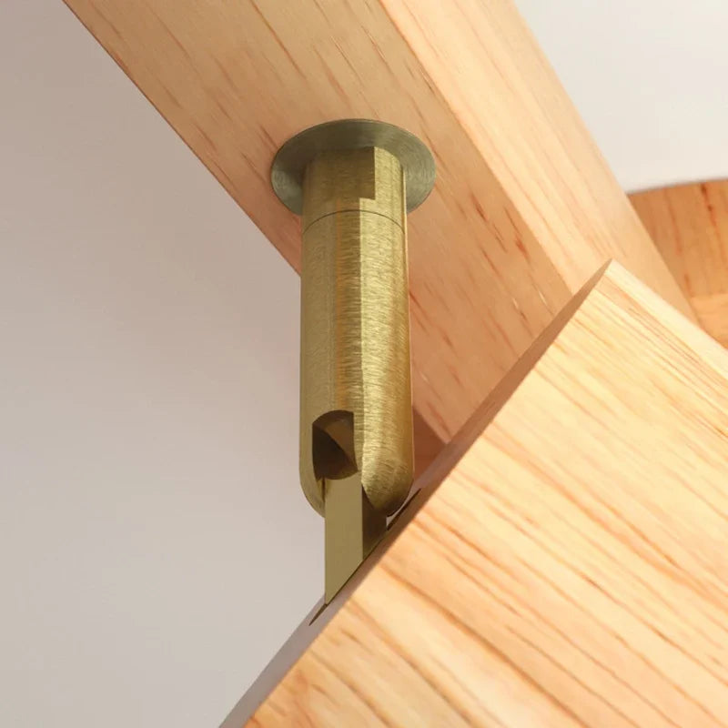 Rotating Wooden Spotlights