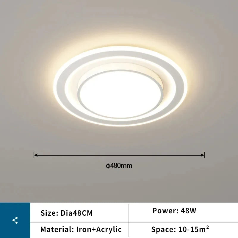 Round Modern Ceiling Light