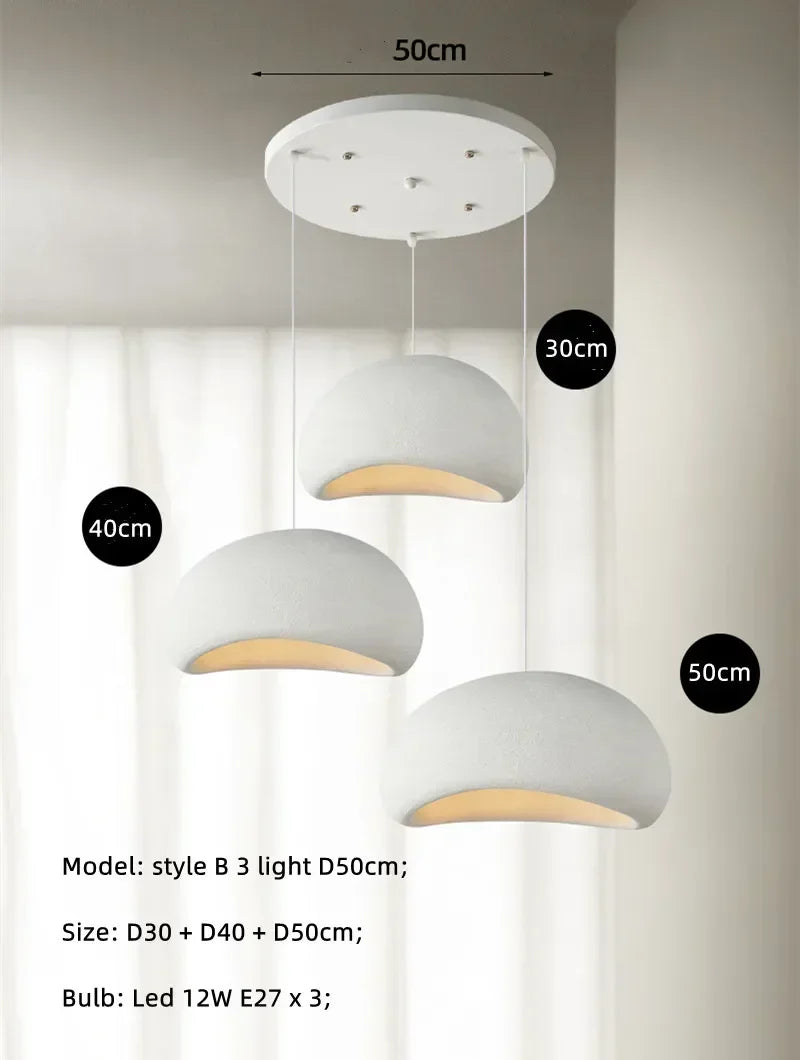 Round Wabi Sabi Hanging Lamps