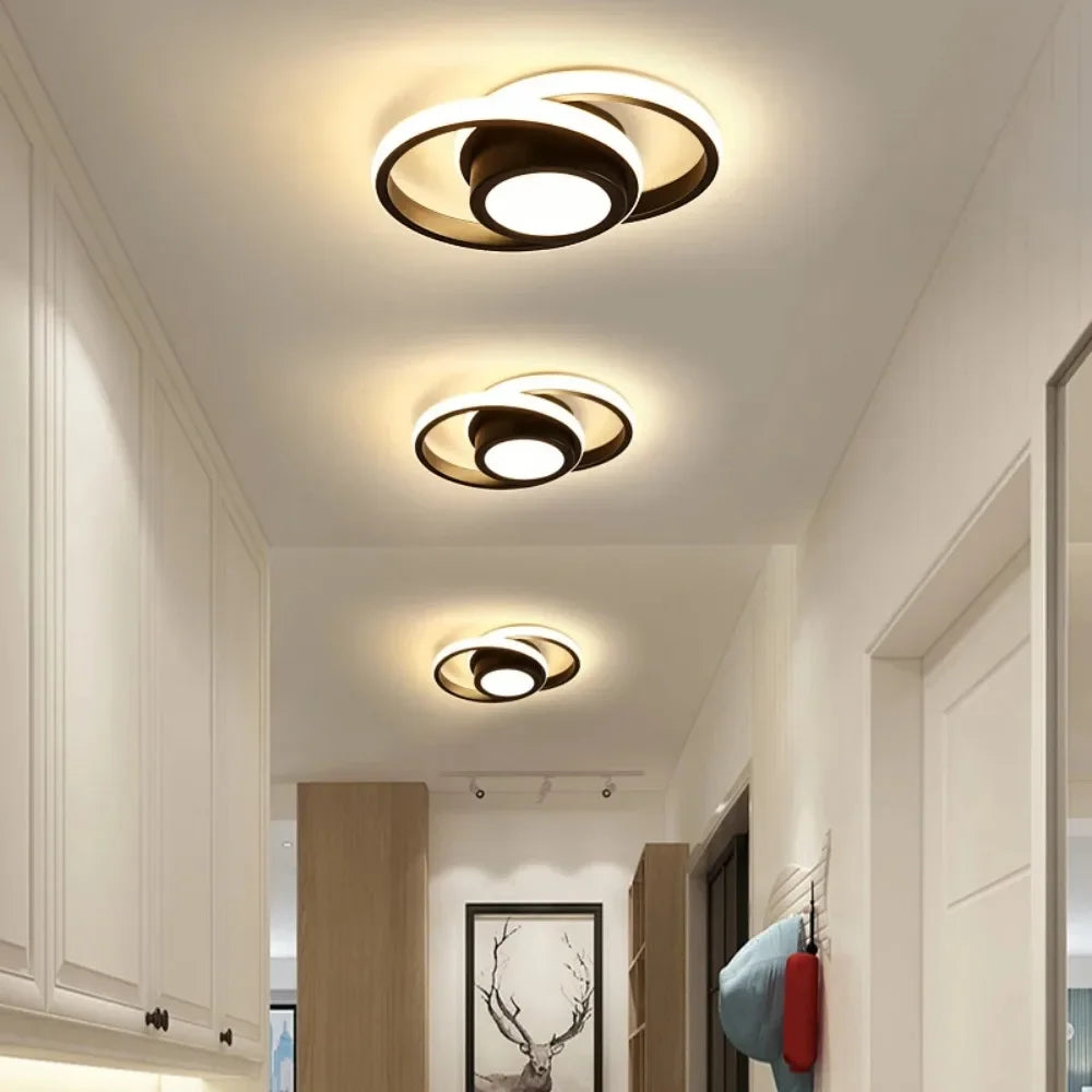 round black Simple Ceiling Light