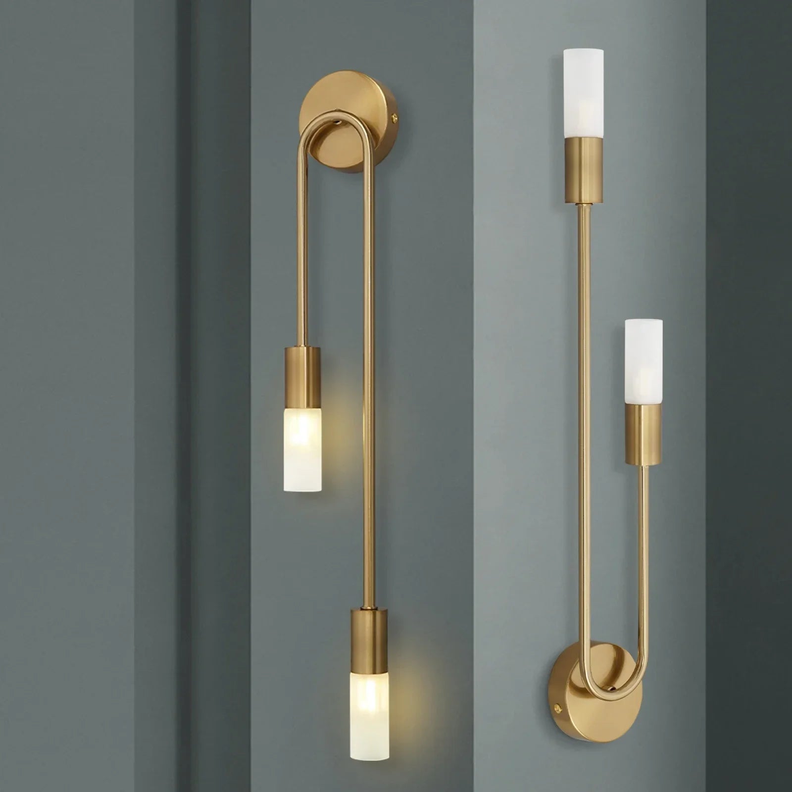 Modern Led Wall Light Gold Nordic Long Strip