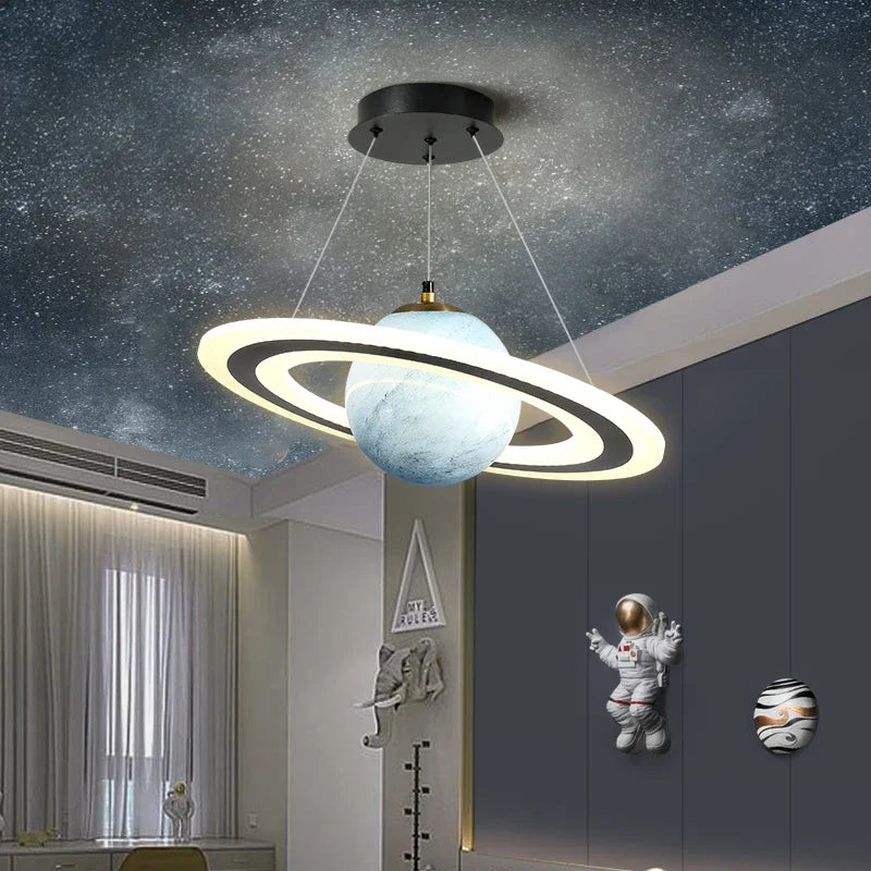 Modern LED Acrylic Planet Pendant Light