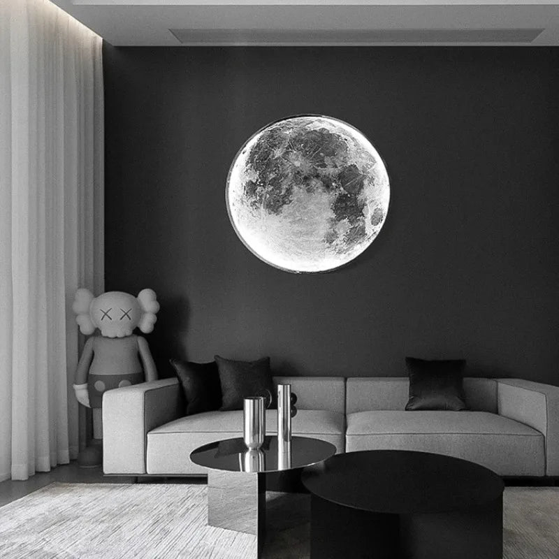 Modern LED Moon Wall Lamp