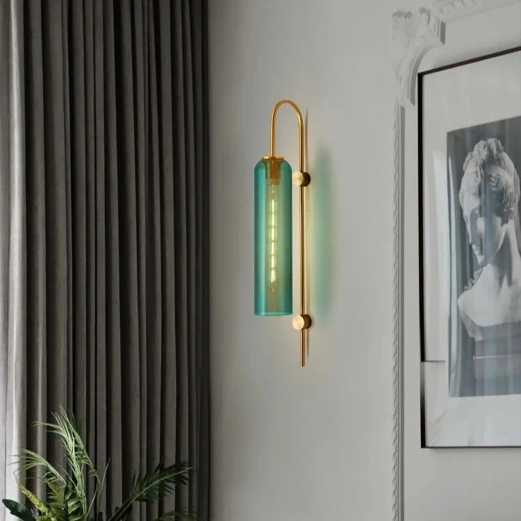 Modern Luxury Glass LED Wall Lamp for Bedroom and Hallway