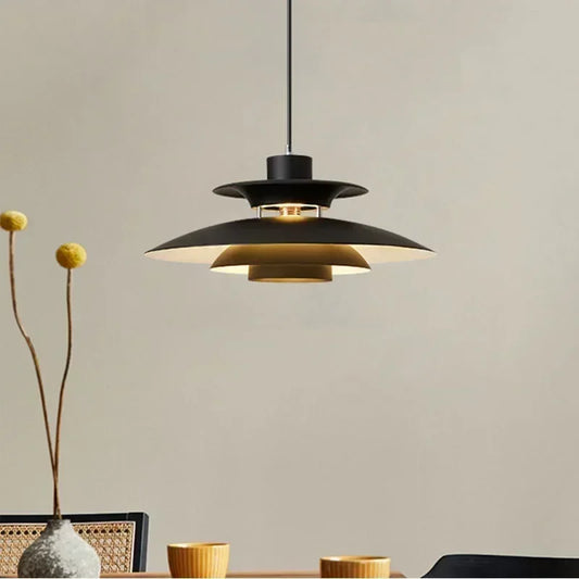 Danish UFO Hanging Lamp Nordic LED Pendant Light