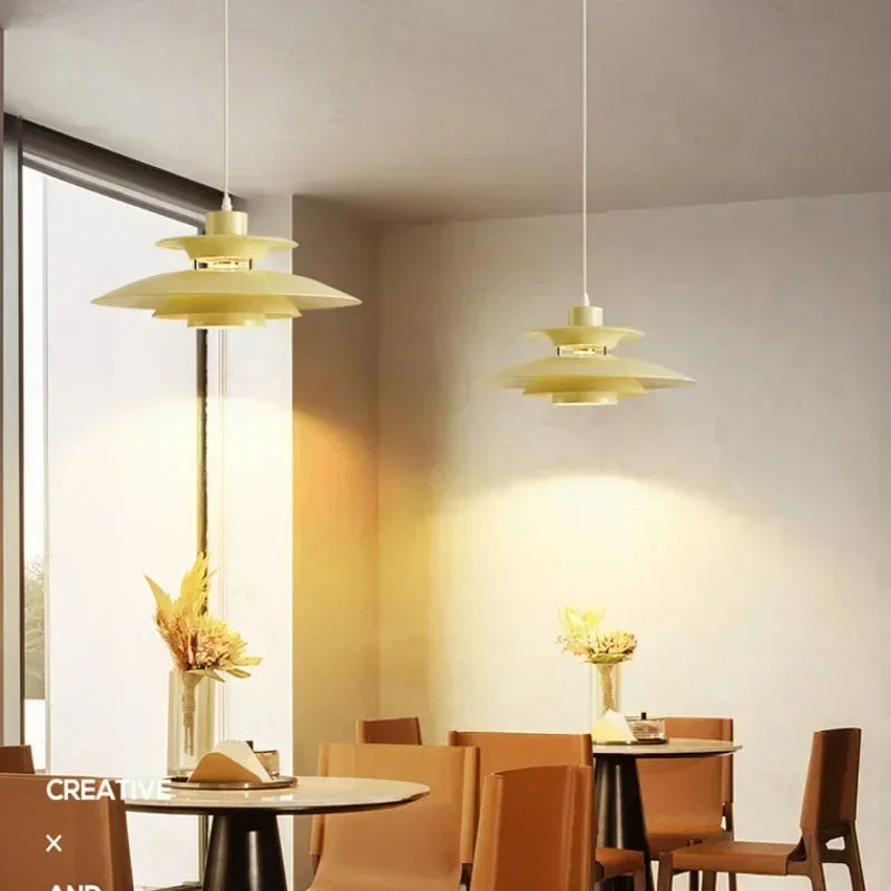 Danish UFO Hanging Lamp Nordic LED Pendant Light