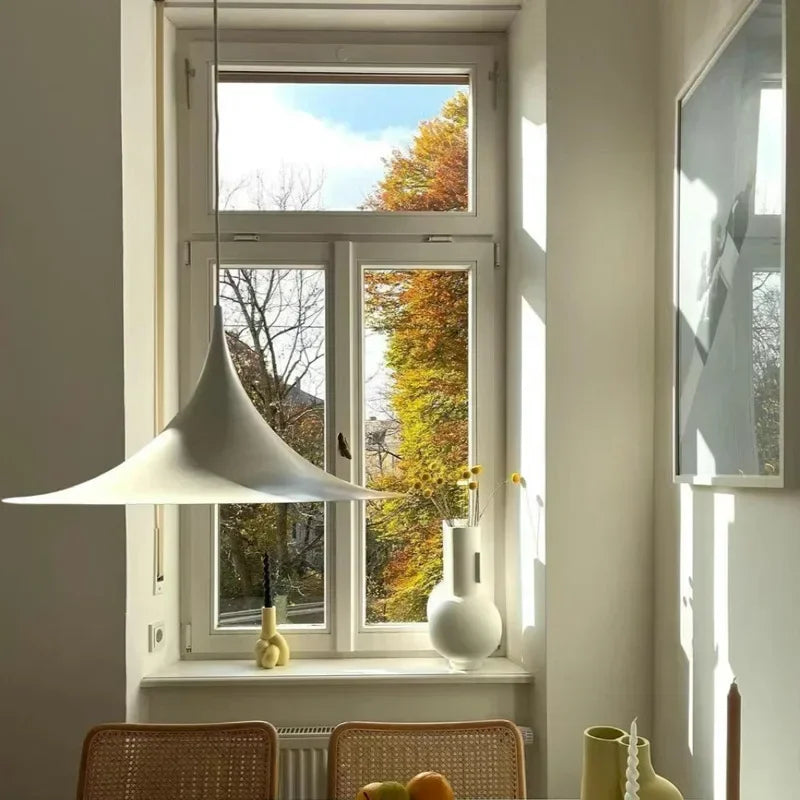 Scandinavian Design Hanging Pendant Lamp White